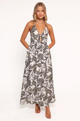 Bray Midi Dress Vineyard Green