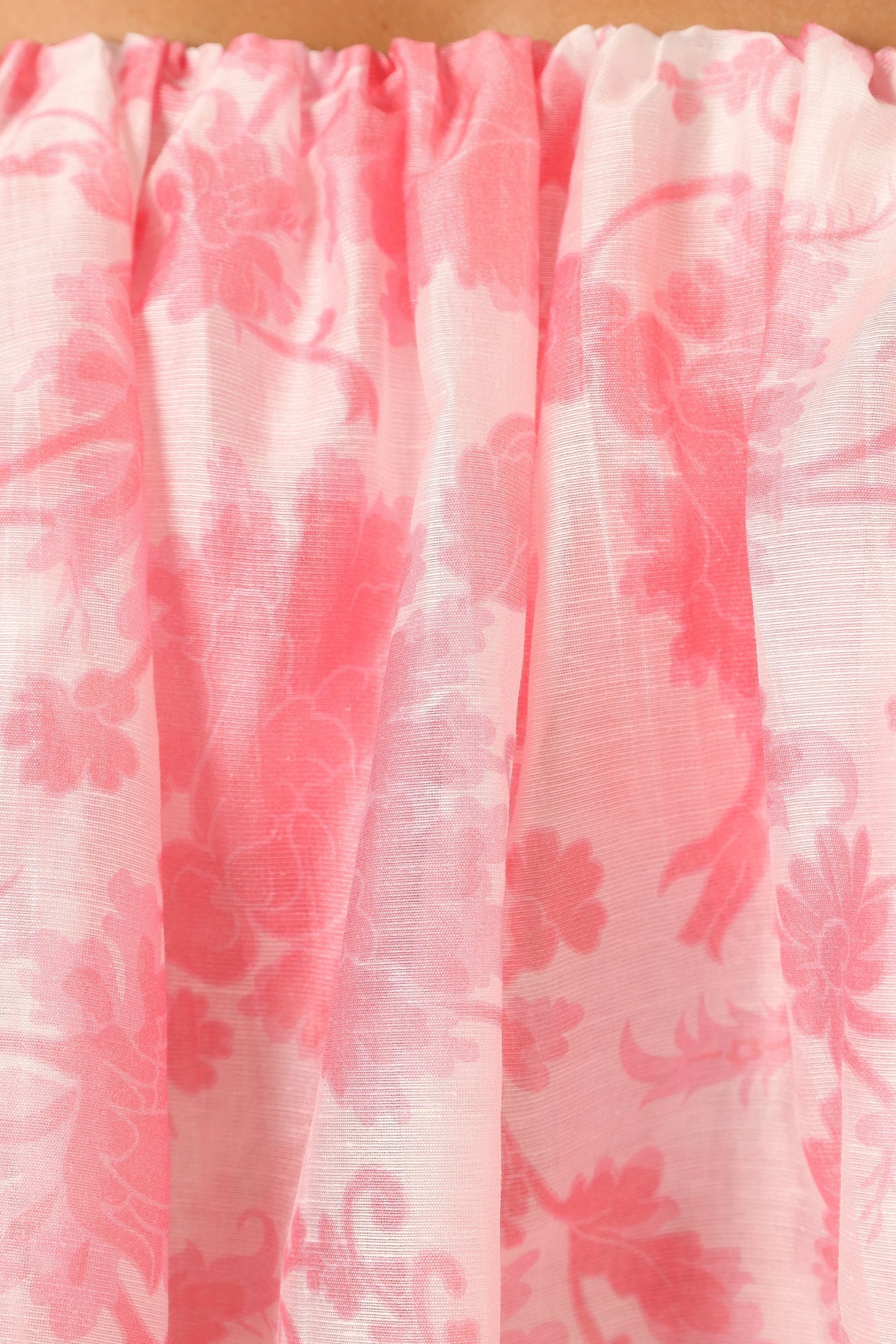 Deedi Off Shoulder Top Pink Floral