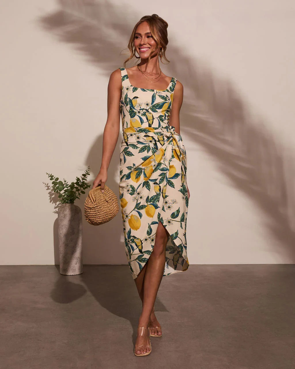 Sweet Days Wrap Midi Dress