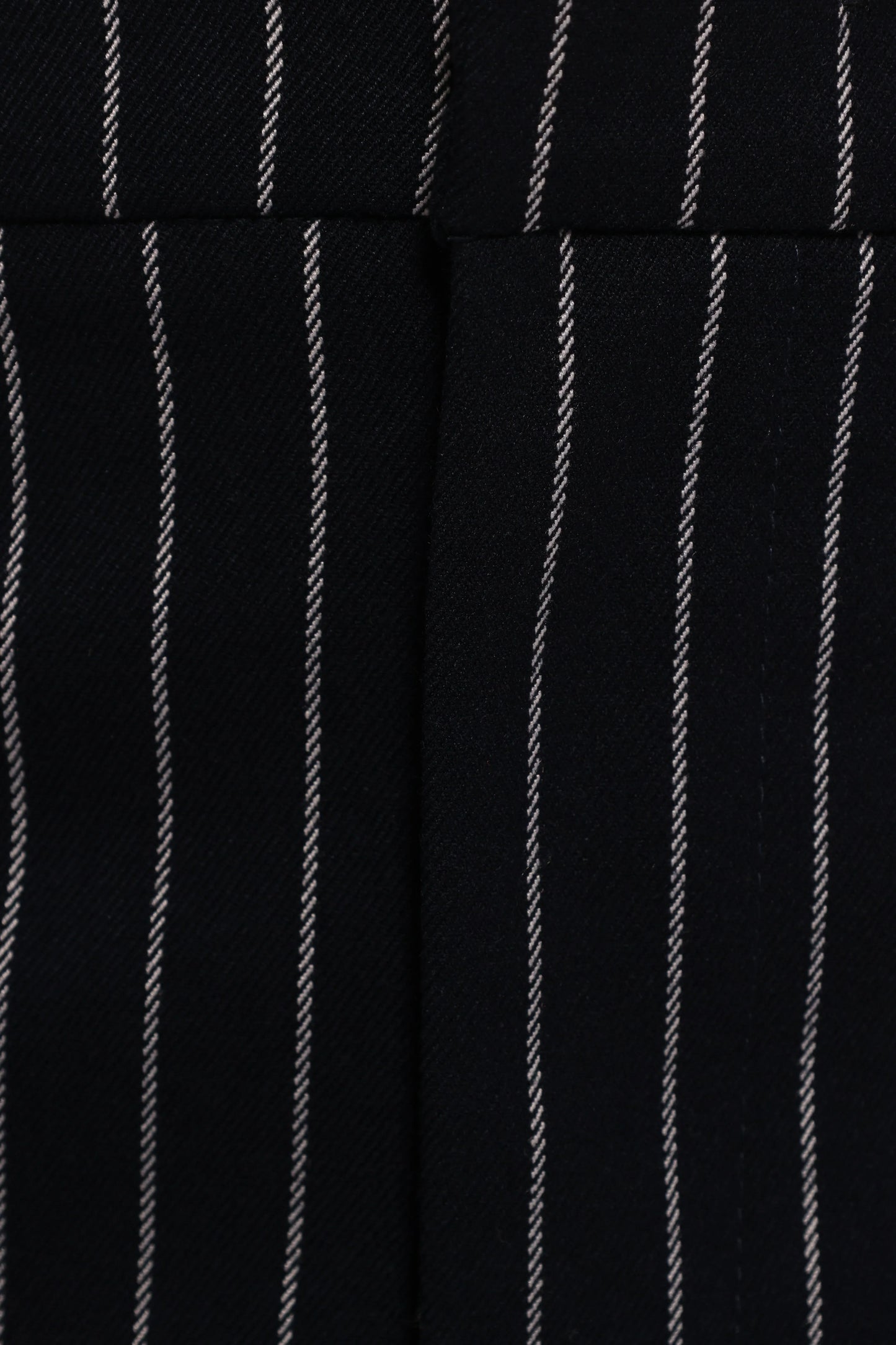 Ellory Midi Skirt Navy Pinstripe
