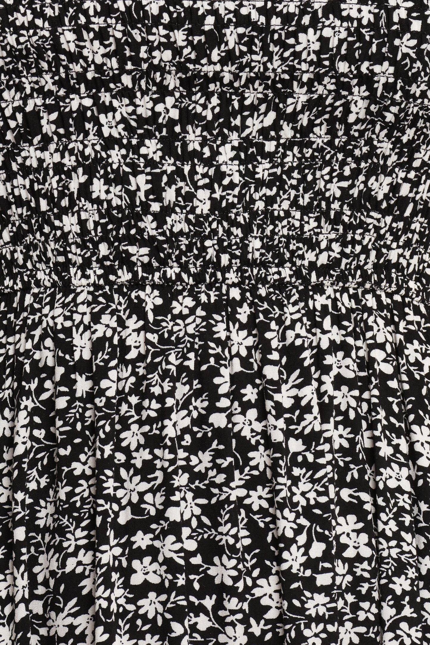 Agatha Midi Dress Black Floral
