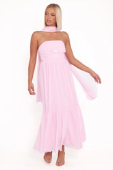 Celestria Maxi Dress Pink
