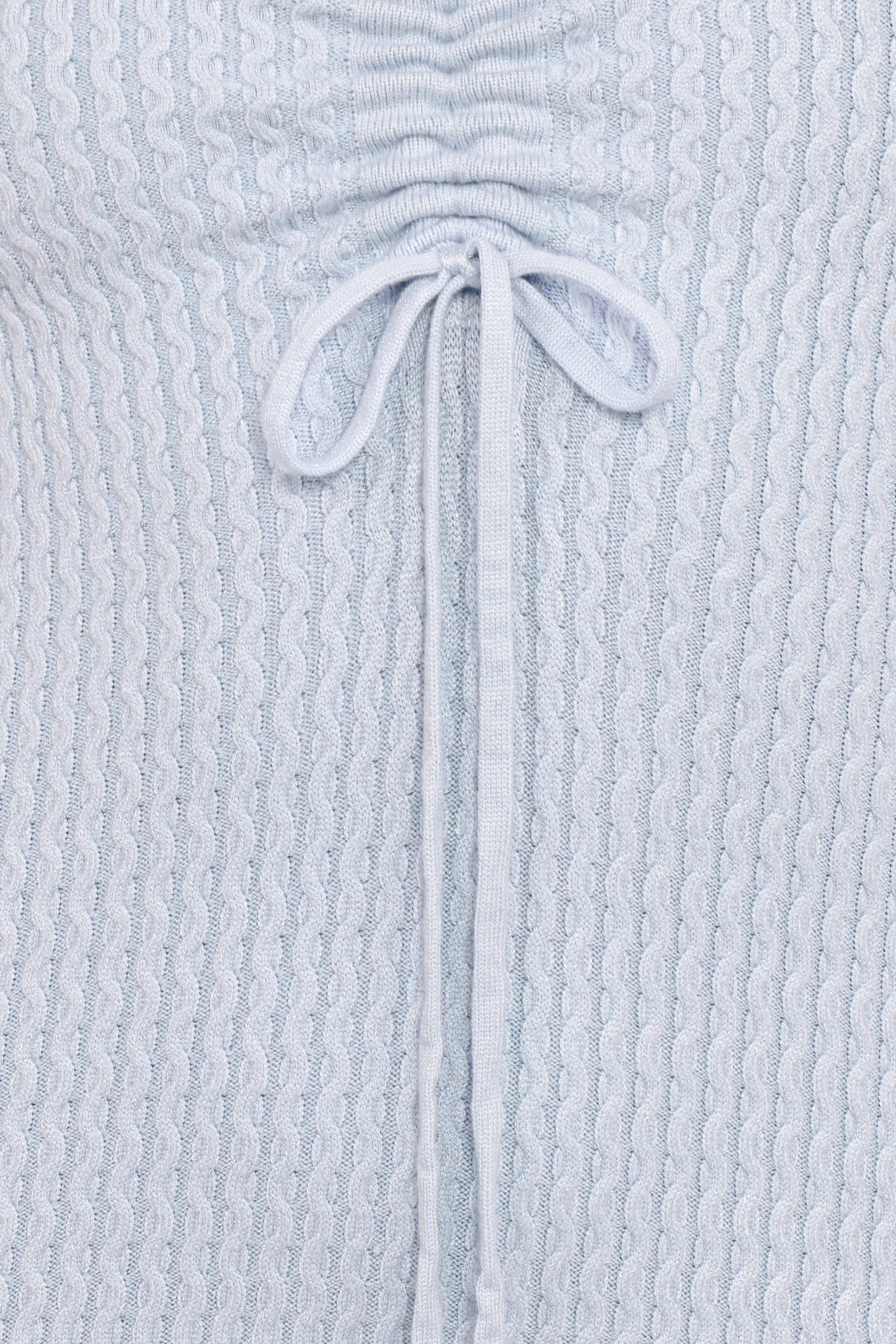 Irene Long Sleeve Midi Dress Pale Blue