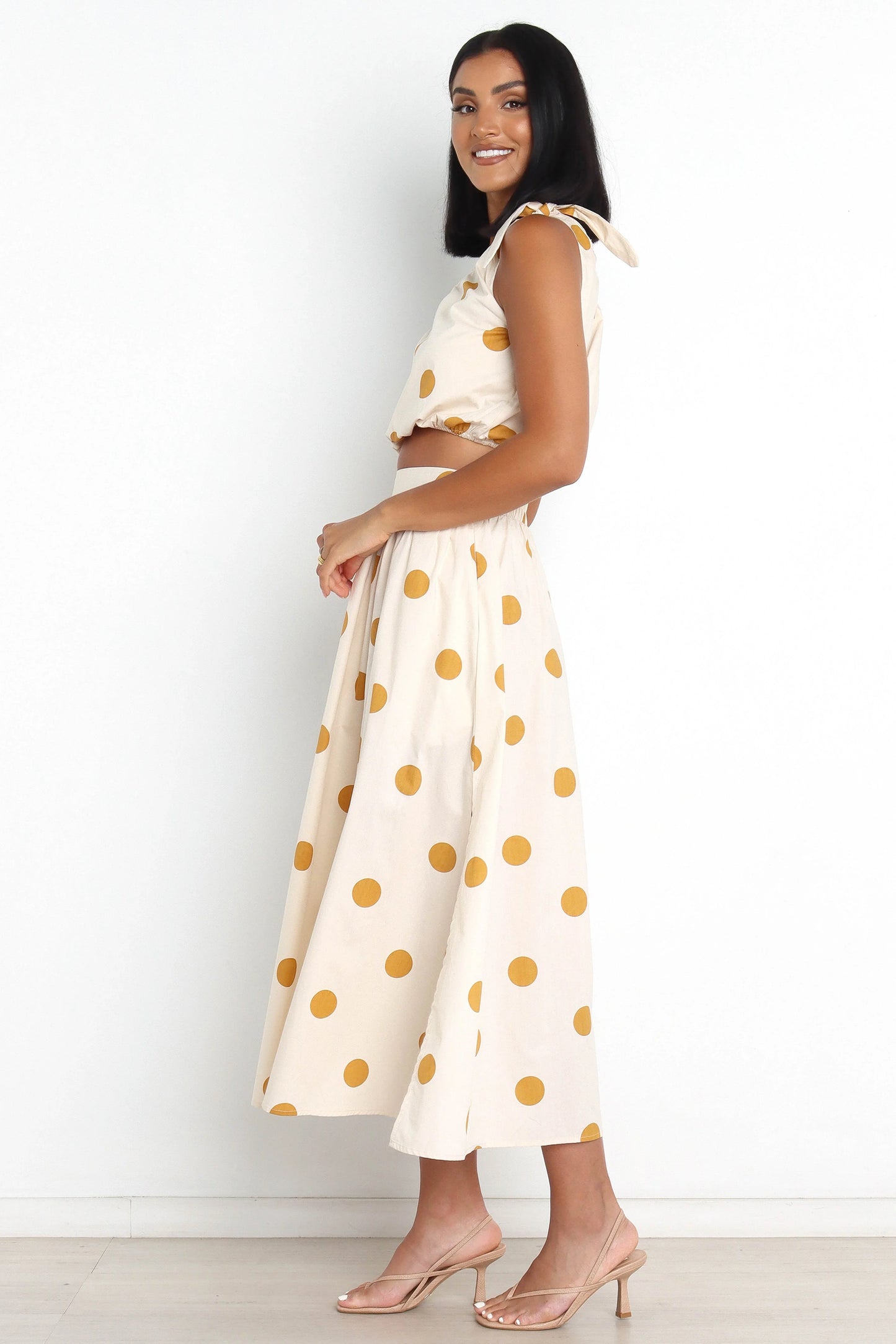 Phillipa Skirt Beige Spot