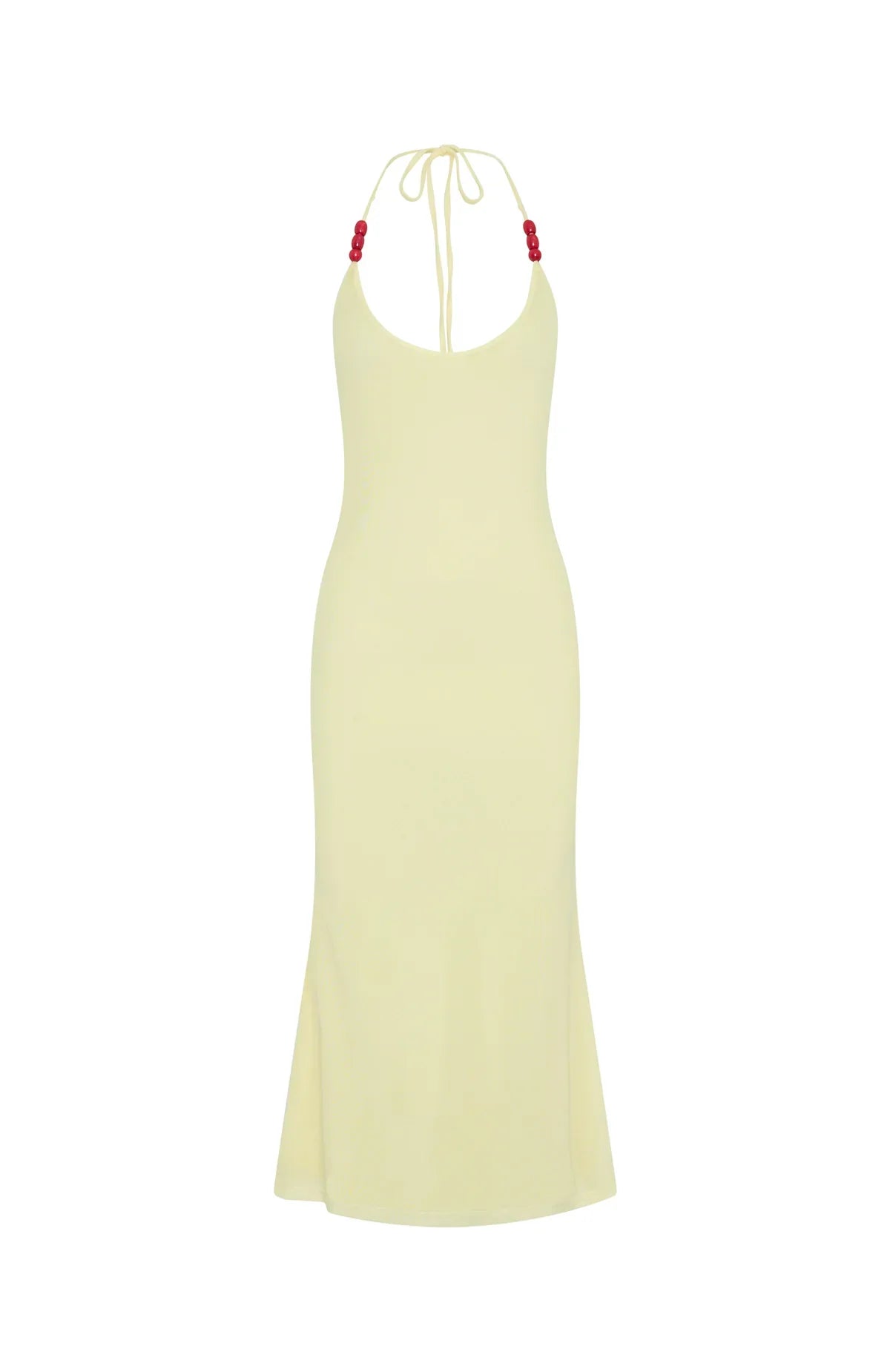 Tropic Like Its Hot Midi Dress Lemon