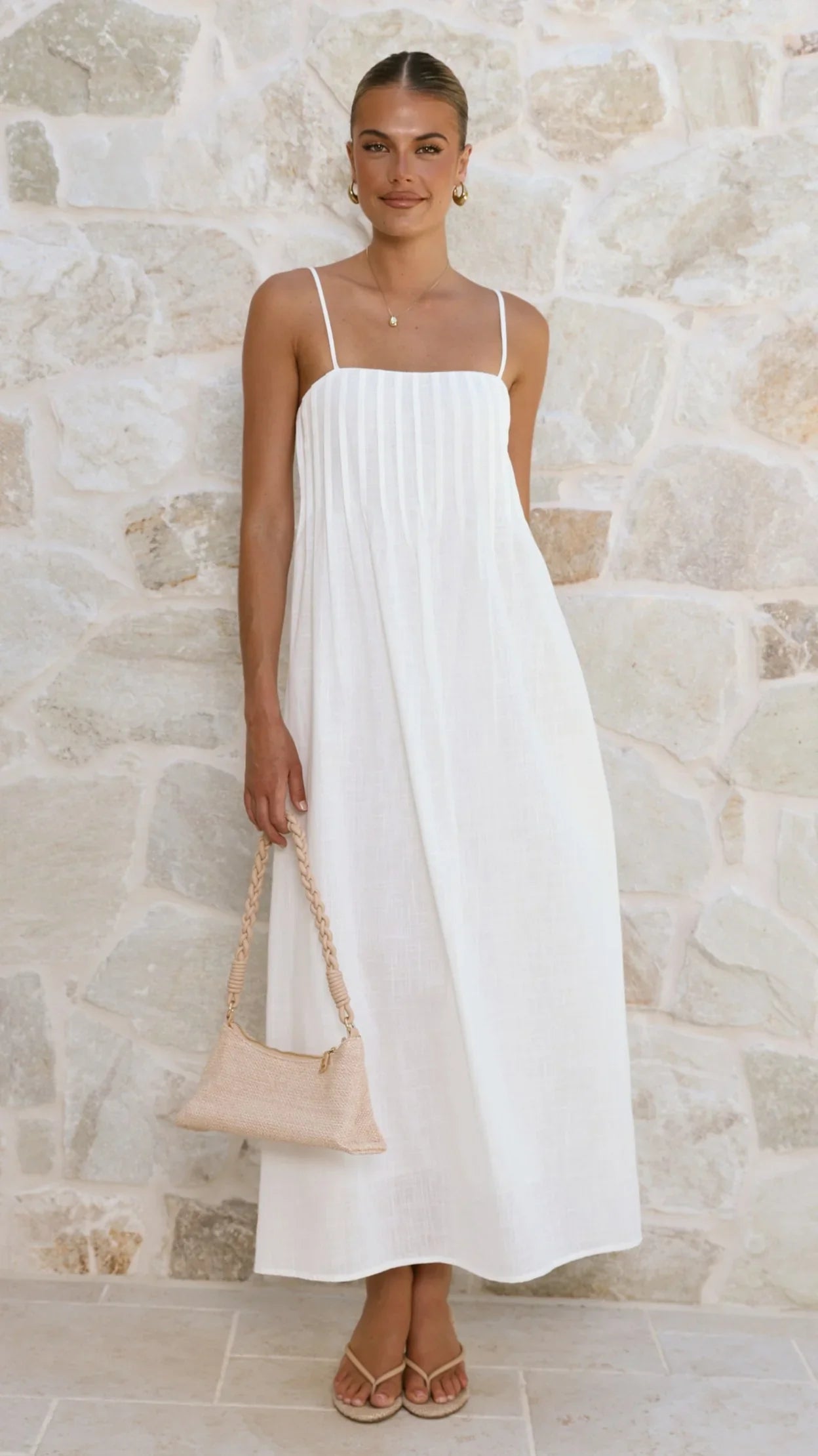 Stayla Maxi Dress White
