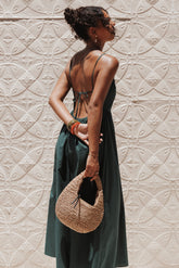 Savannah Maxi Dress Forest Green
