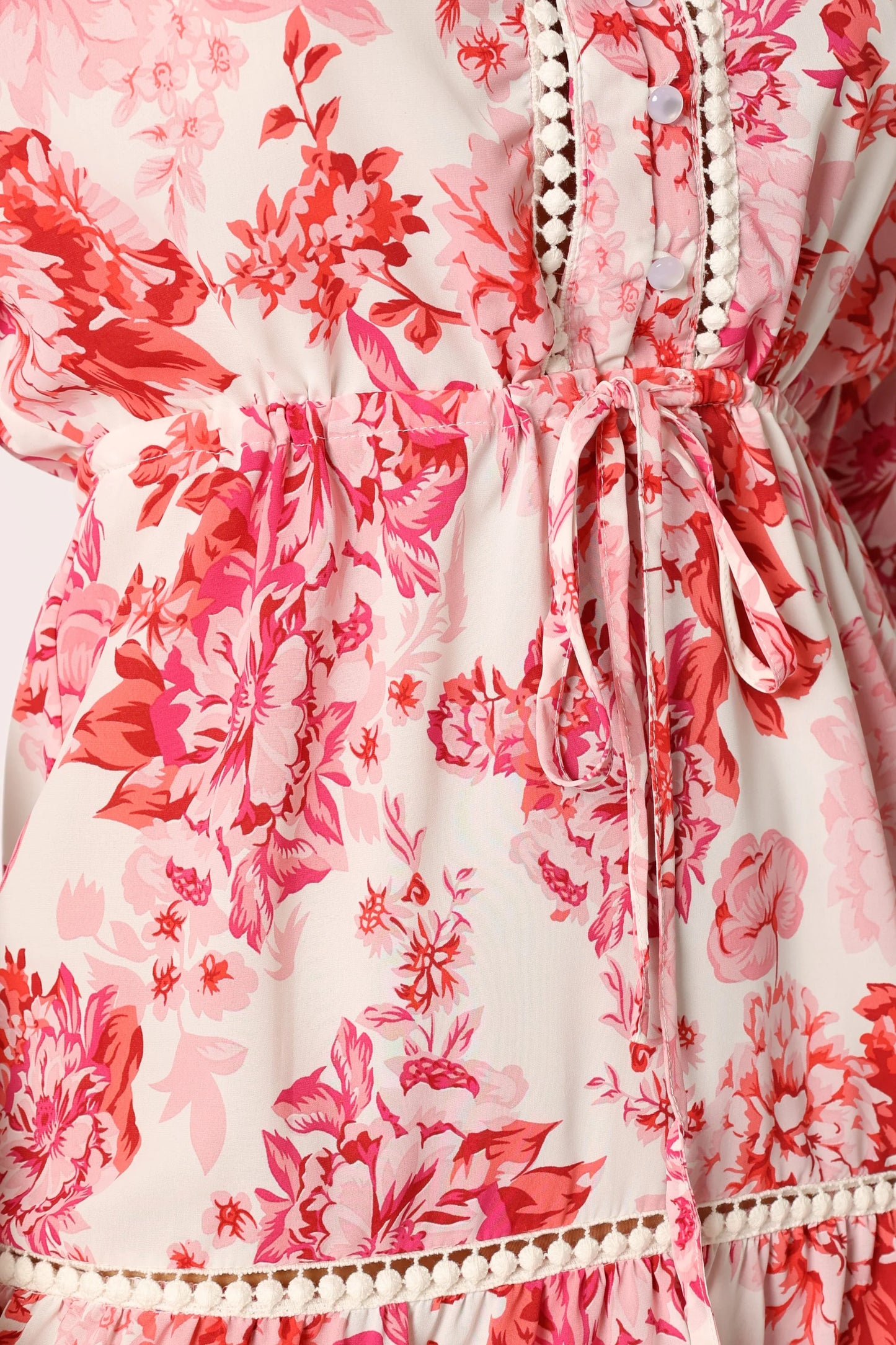 Sienna Long Sleeve Mini Dress Pink