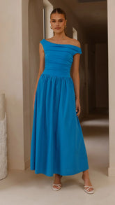 Immy Midi Dress Blue