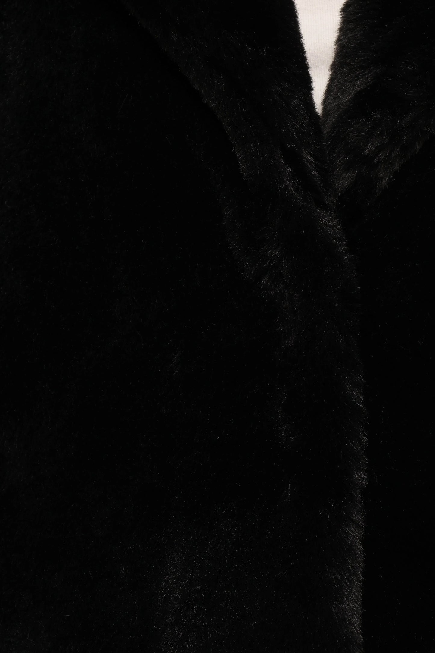 Meeka Faux Fur Jacket Black
