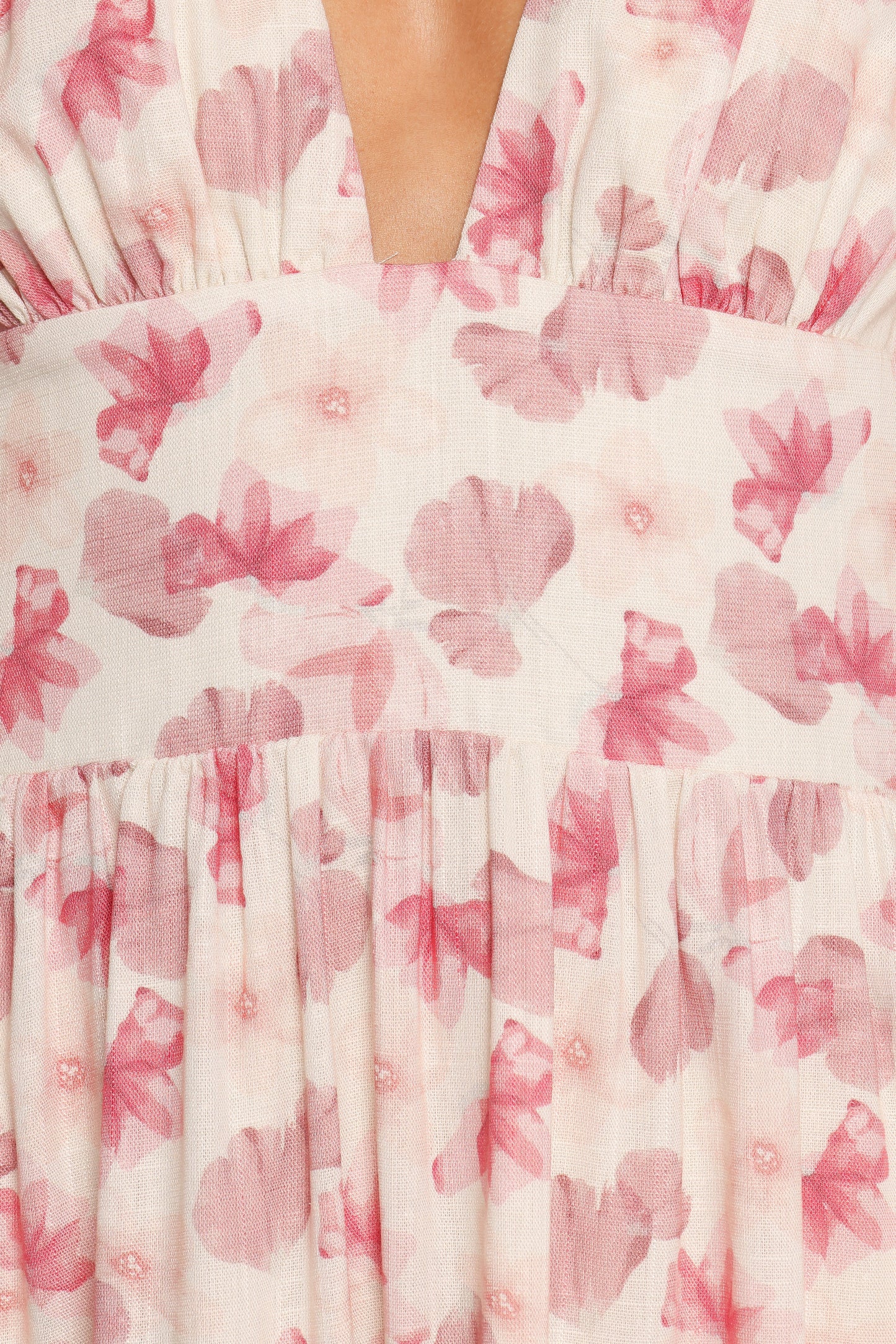 Clementine Mini Dress Cream Floral
