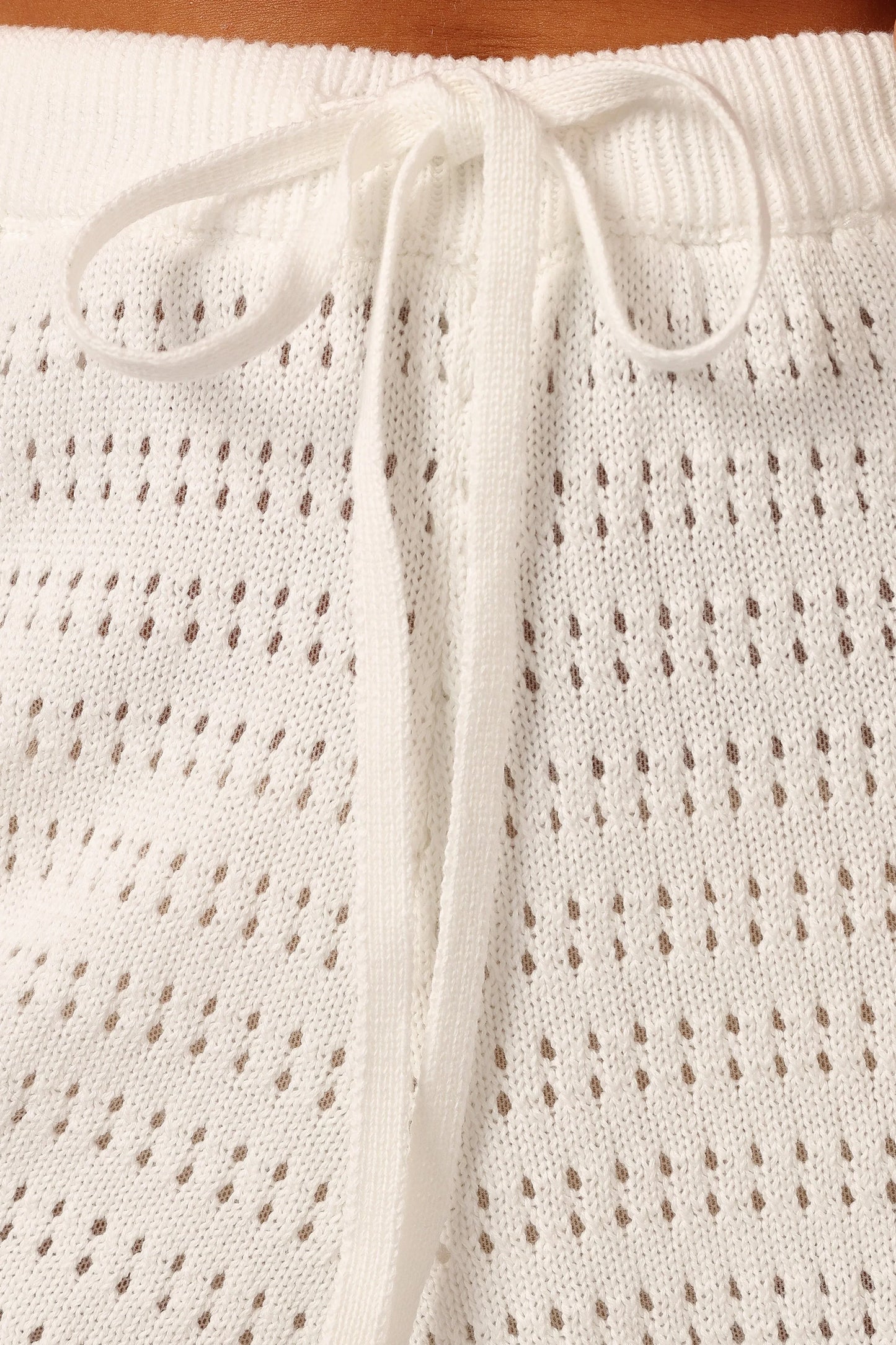 Ryleigh Knit Short White