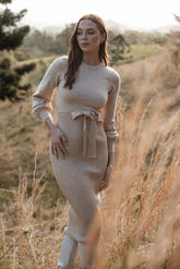 Helena Dress Beige