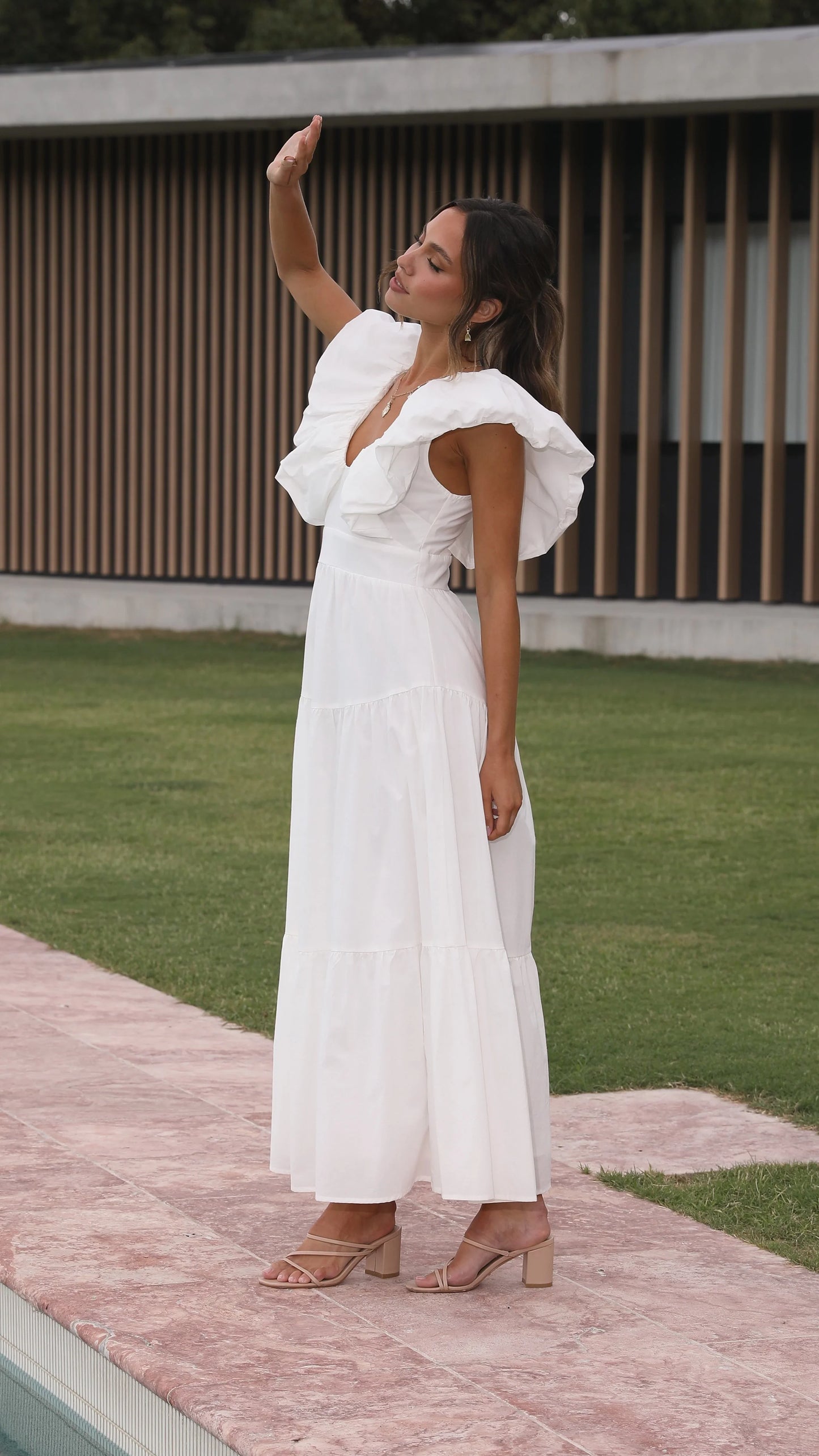 Emma Maxi Dress White