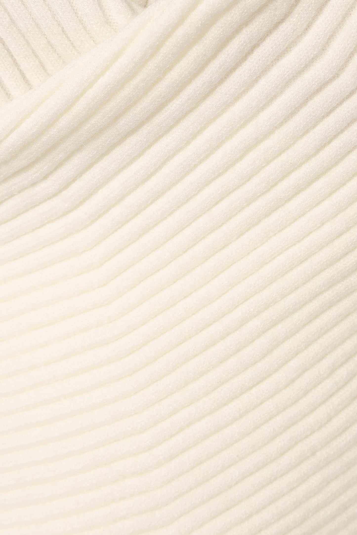 Tuilly Wrap Front Knit Sweater Cream
