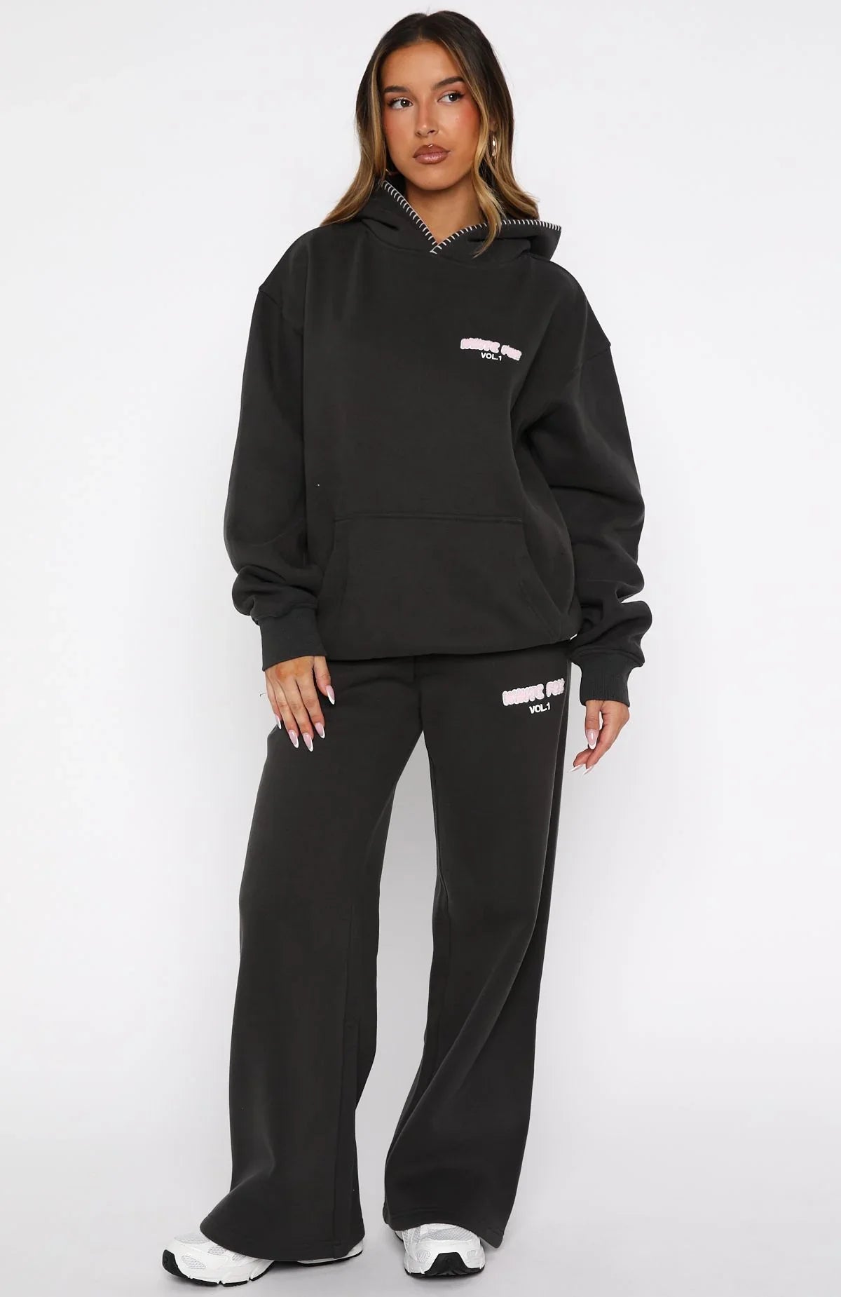 Vol 1 Oversized Hoodie Charcoal