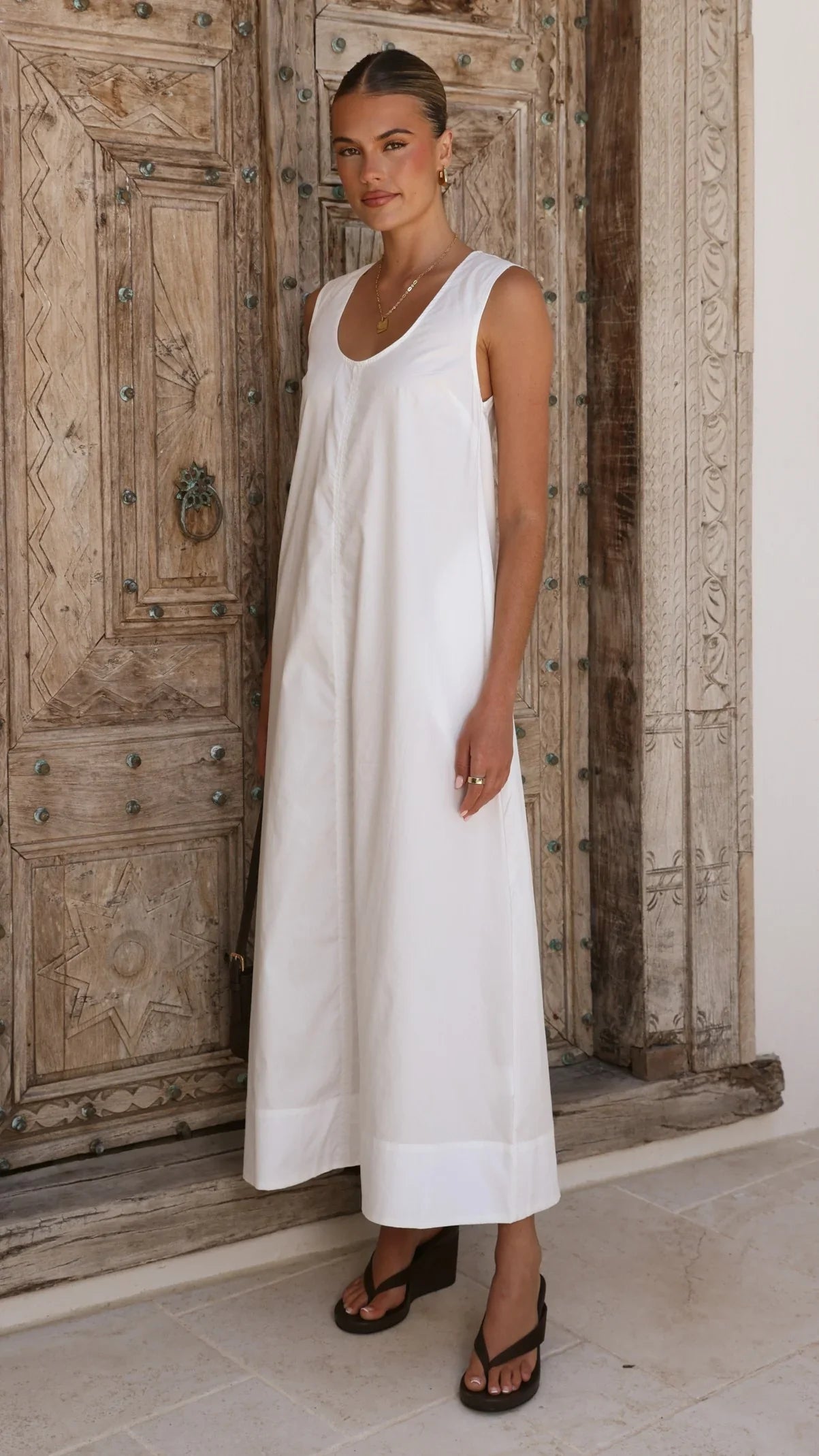 Alex Maxi Dress White