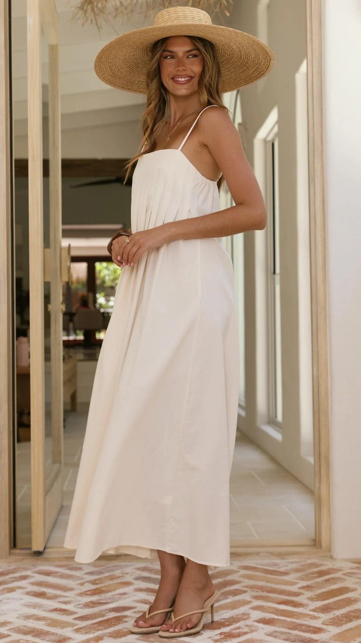 Fiorella Maxi Dress Cream