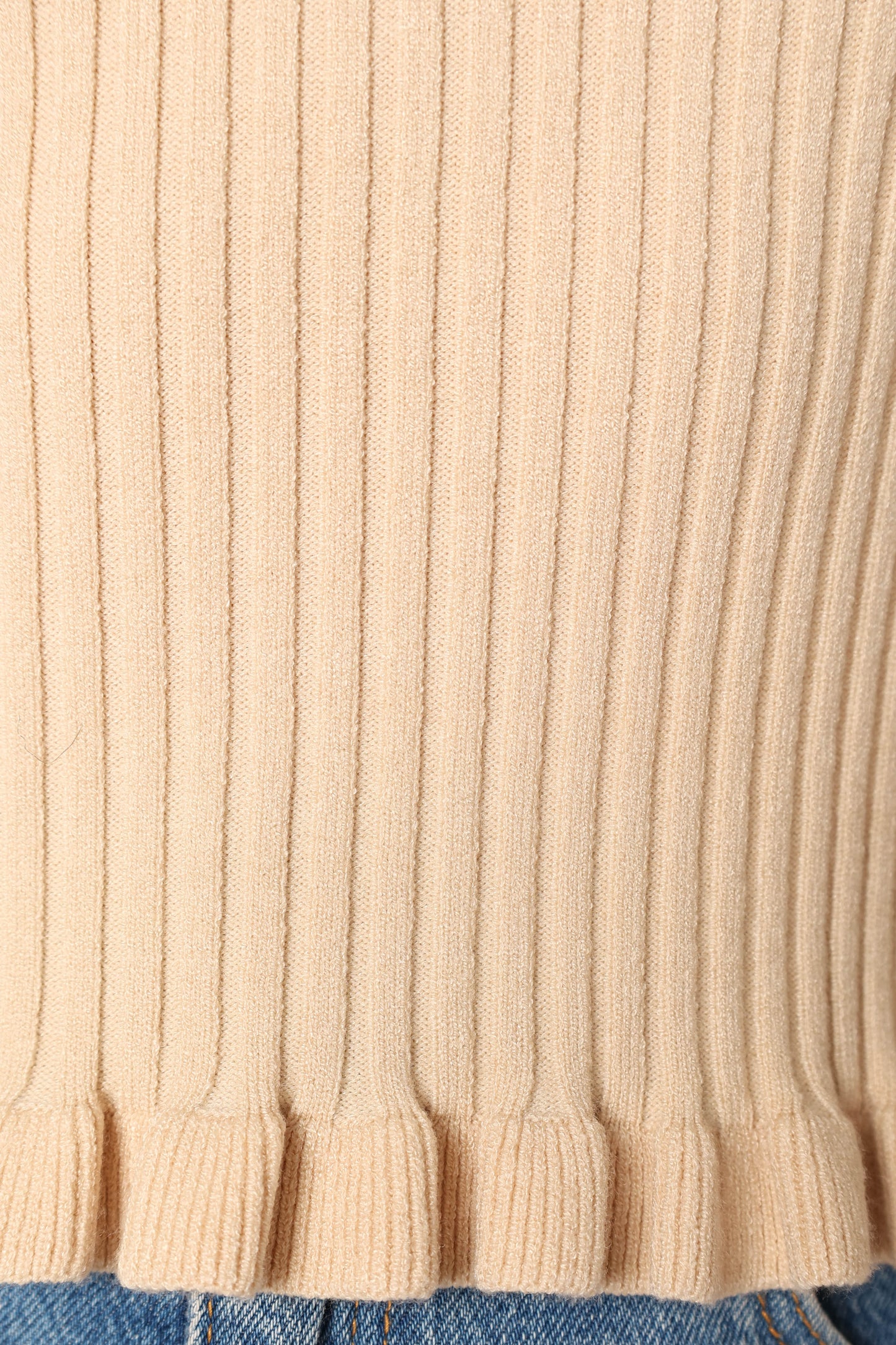 Jeana Knit Short Sleeve Top Taupe