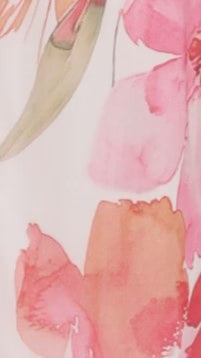 Skyla Maxi Dress Pink Floral