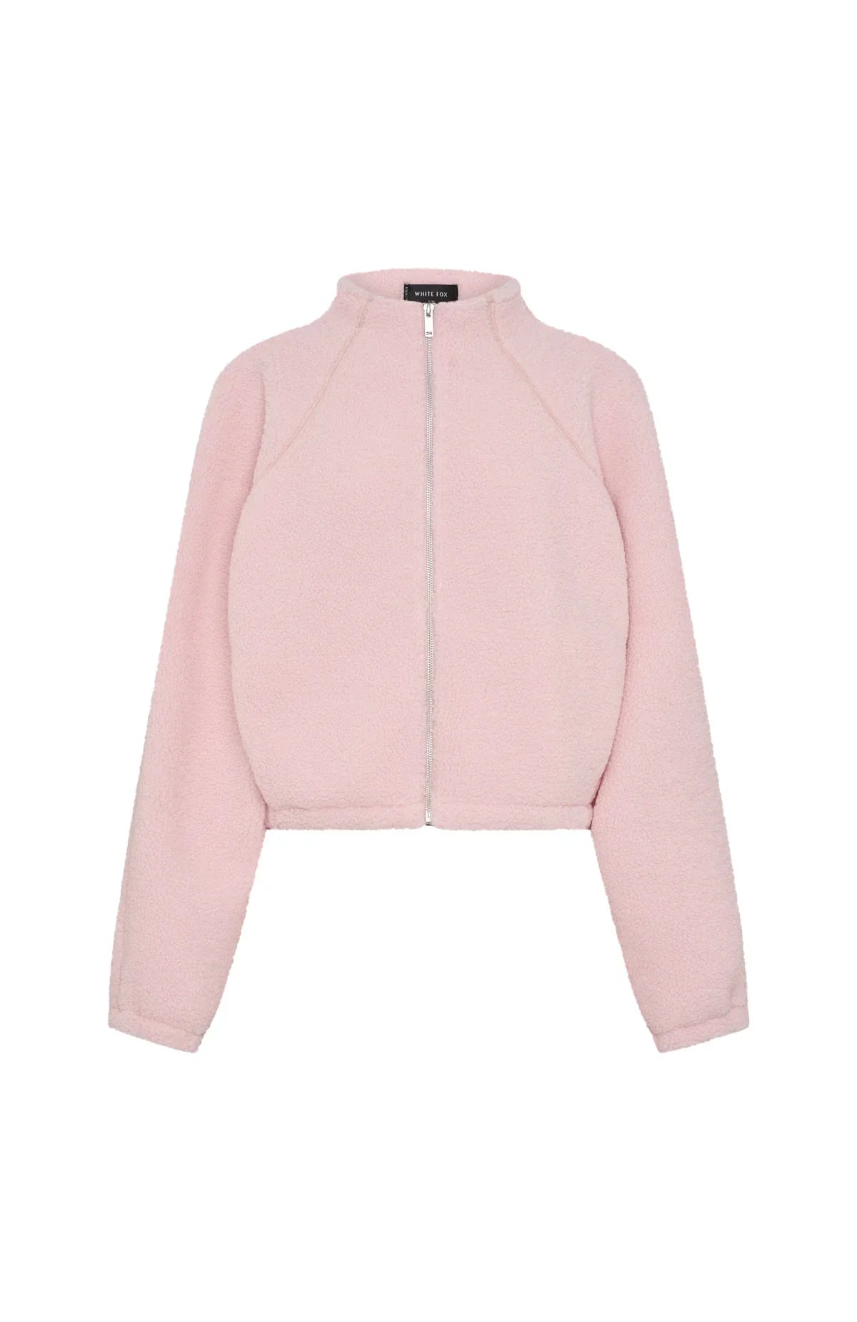 Up The Hill Teddy Zip Up Jacket Ballet Pink