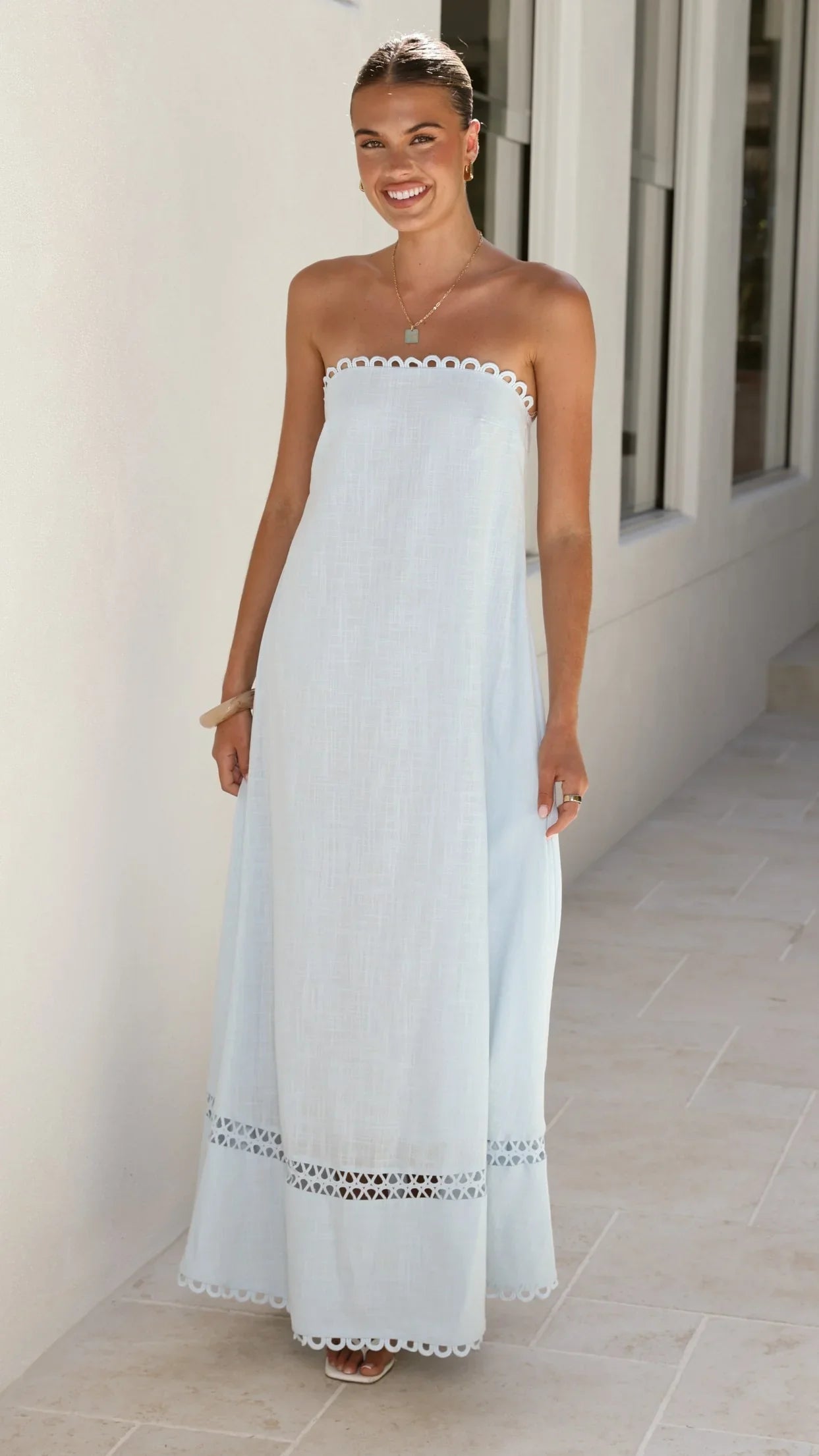 Sandra Maxi Dress Sky Blue