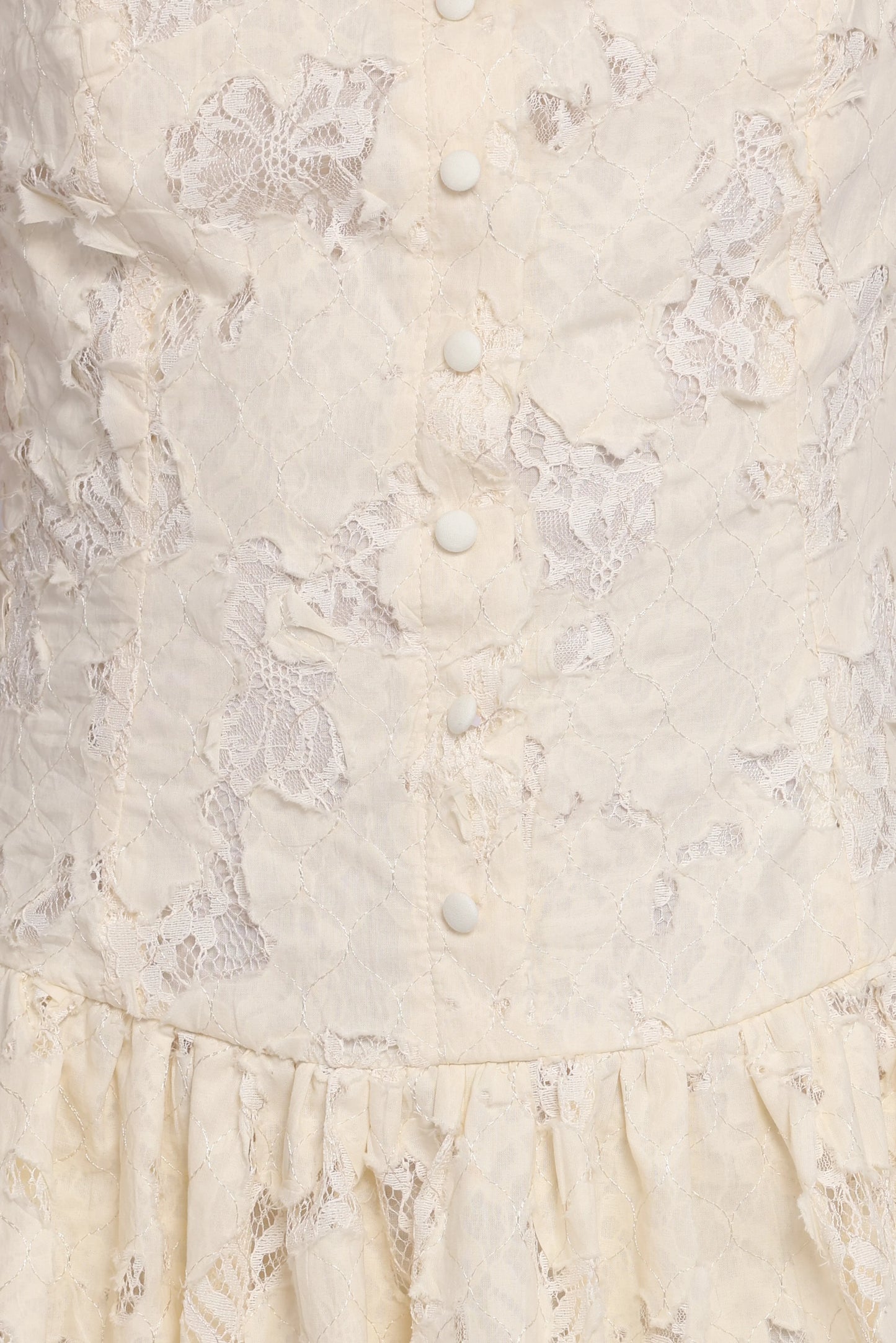 Briar Lace Mini Dress Cream