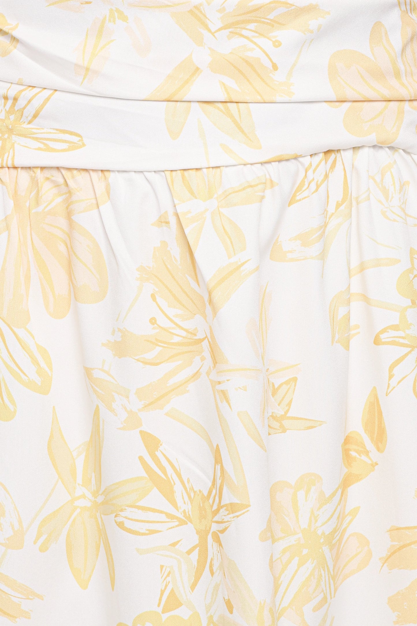Jemma Halter Maxi Dress Yellow Floral