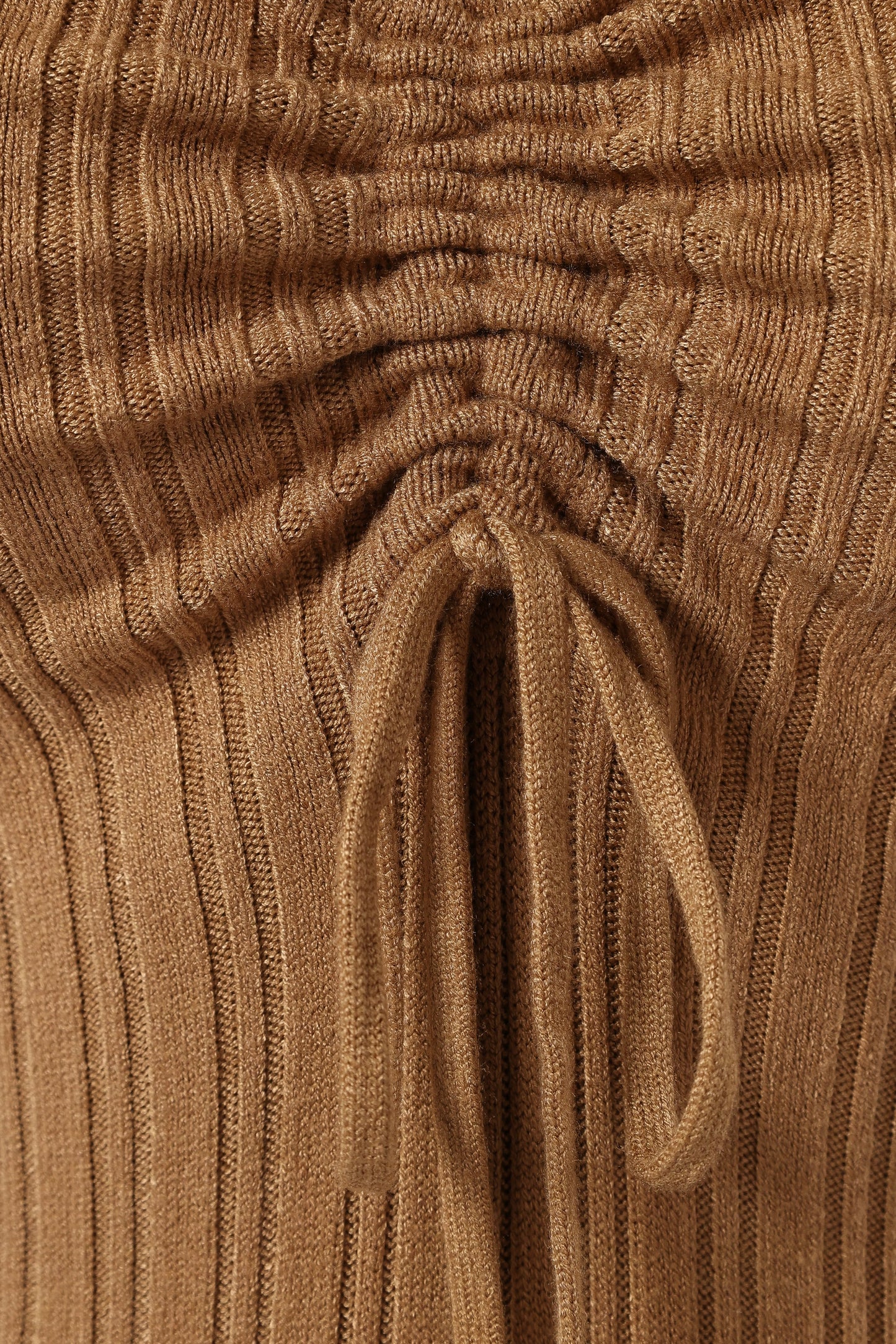 Irene Long Sleeve Midi Dress Coffee