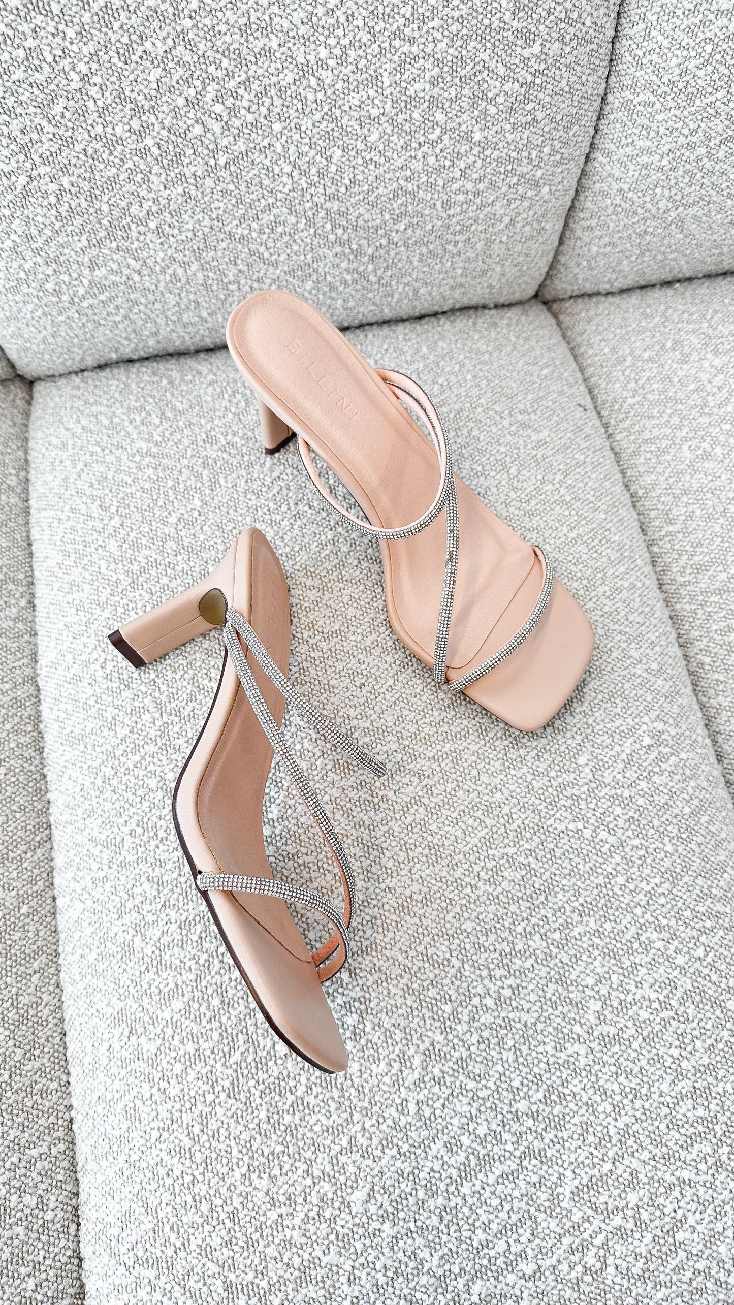 Femi Heel Nude Diamante