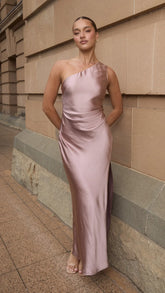 Victoria Maxi Dress Dusty Pink