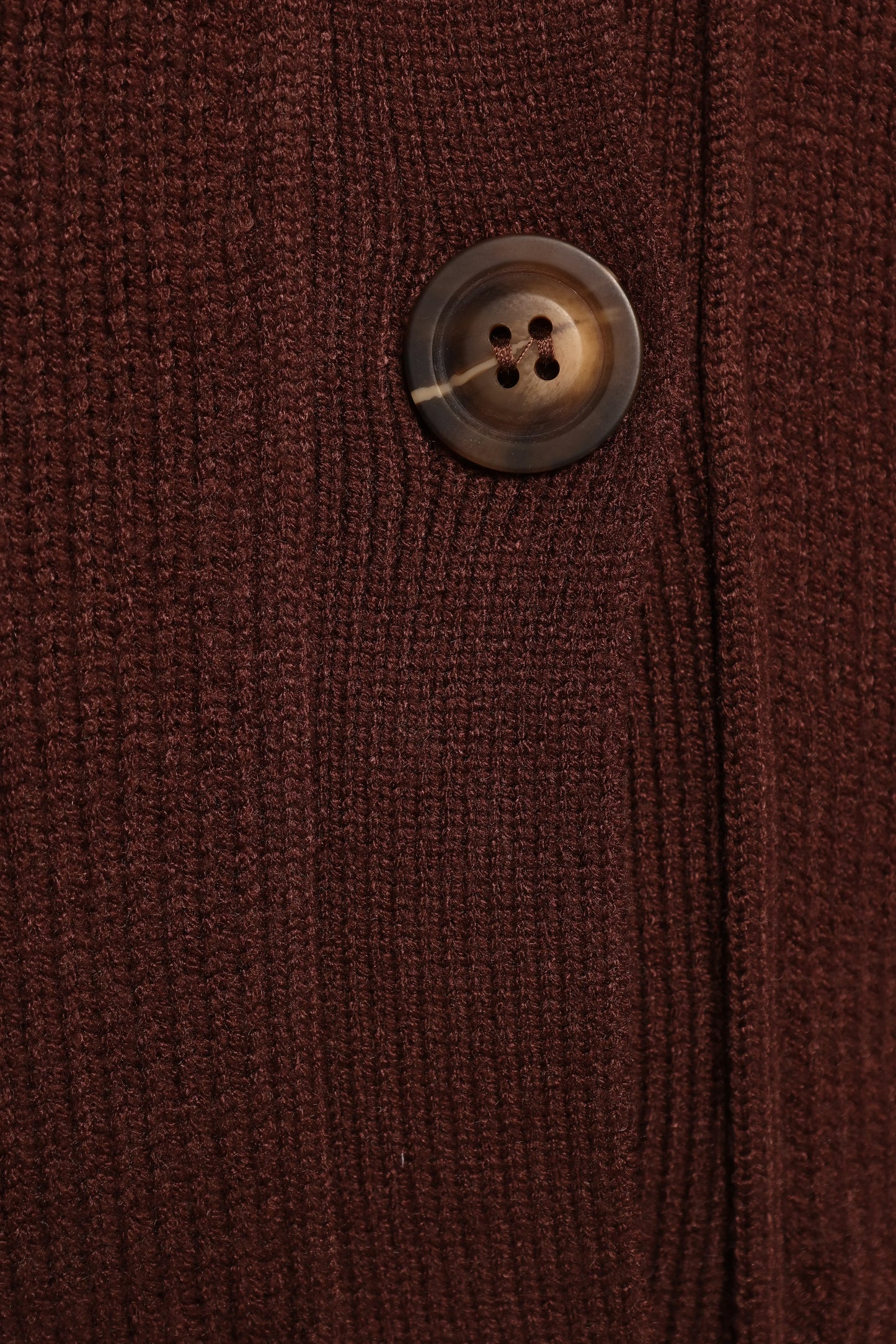 Eden Button Front Cardigan Brown