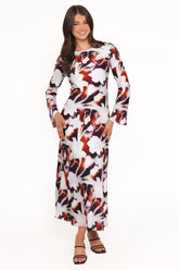 Deidre Maxi Dress Blurred Floral