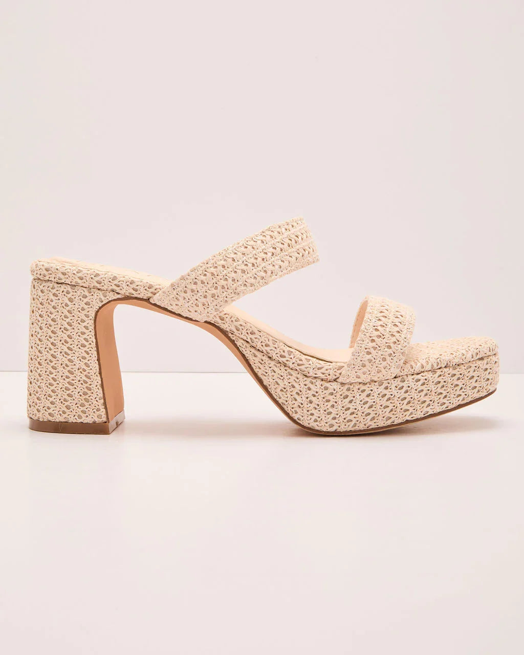 Azarie Raffia Heeled Sandals