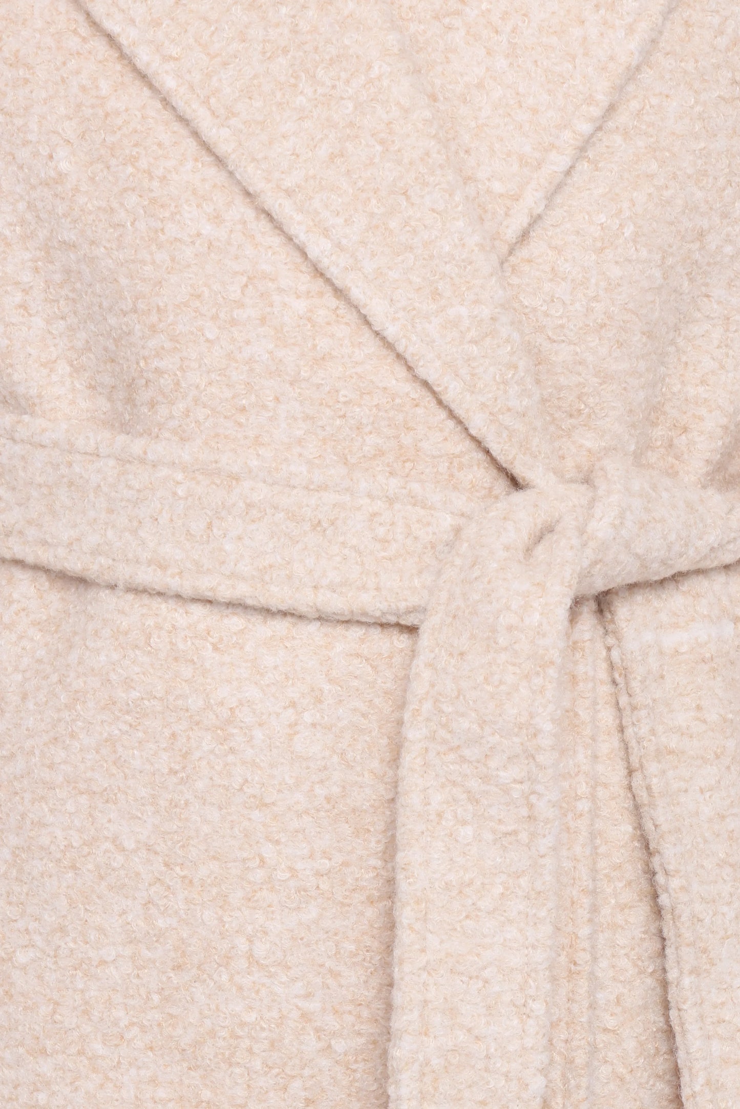 Goodie Shearling Coat Cream