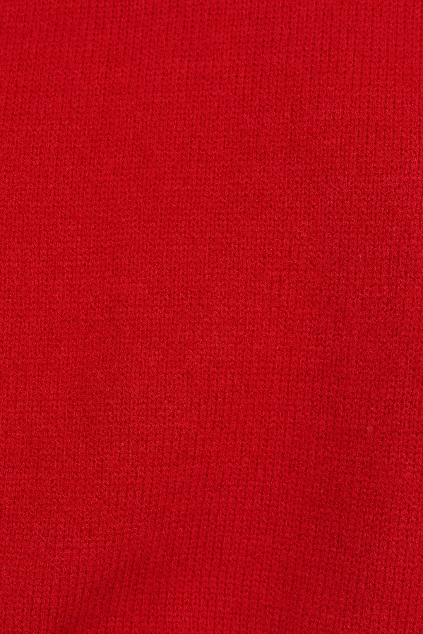 Luda Mockneck Knit Sweater Red
