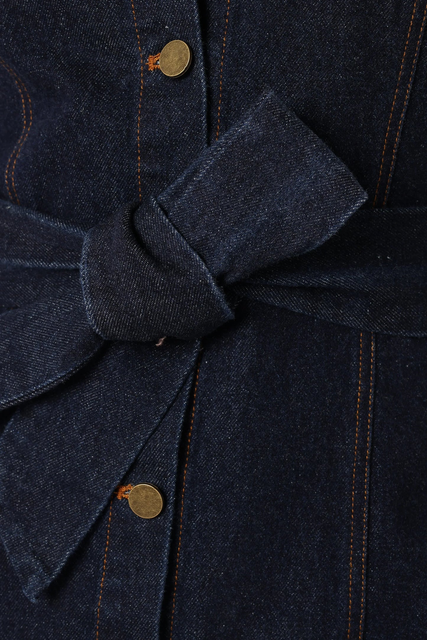 Natala Long Sleeve Mini Dress Denim