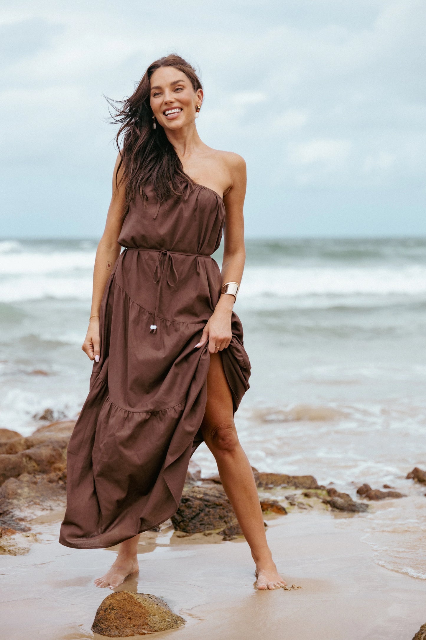 Hilde Maxi Dress Chocolate