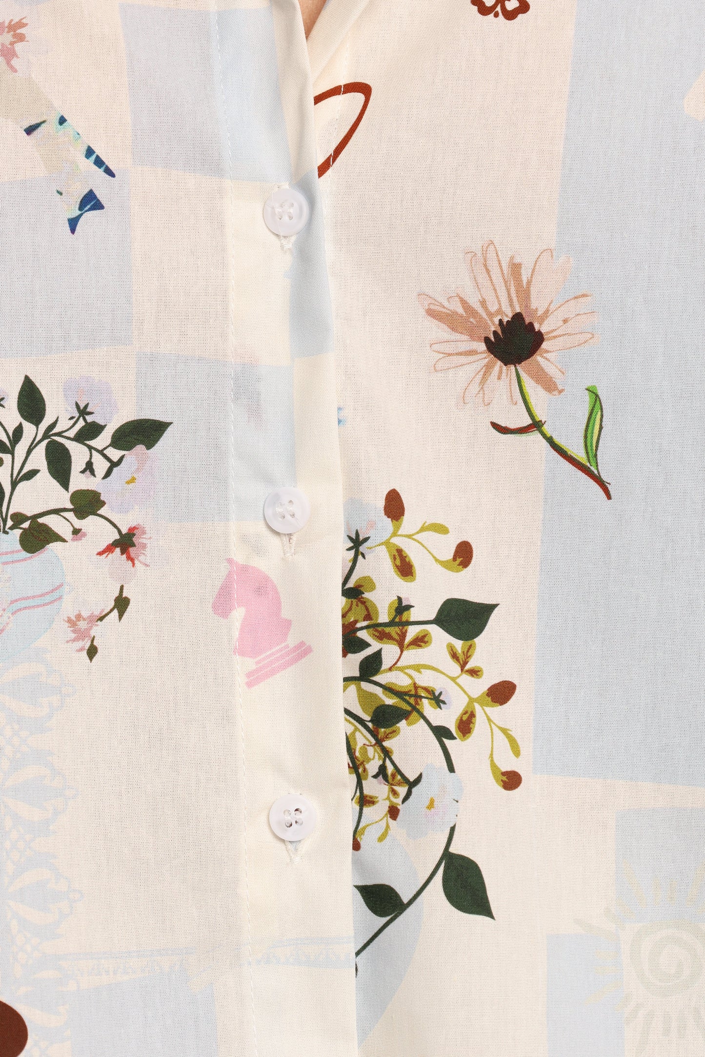 Jaymes Shirt Blue Floral