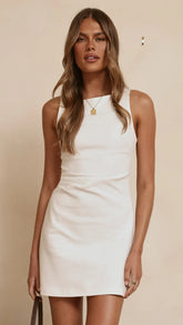 Anneka Mini Dress White