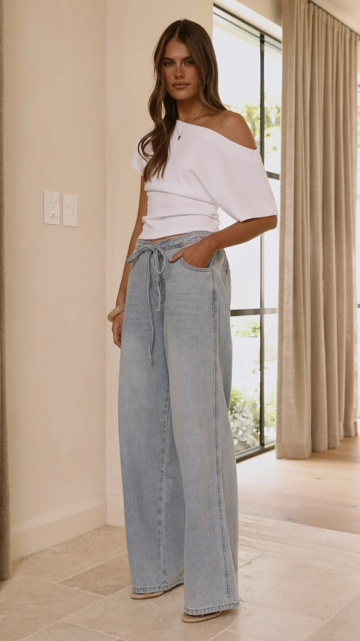 Jara Top White