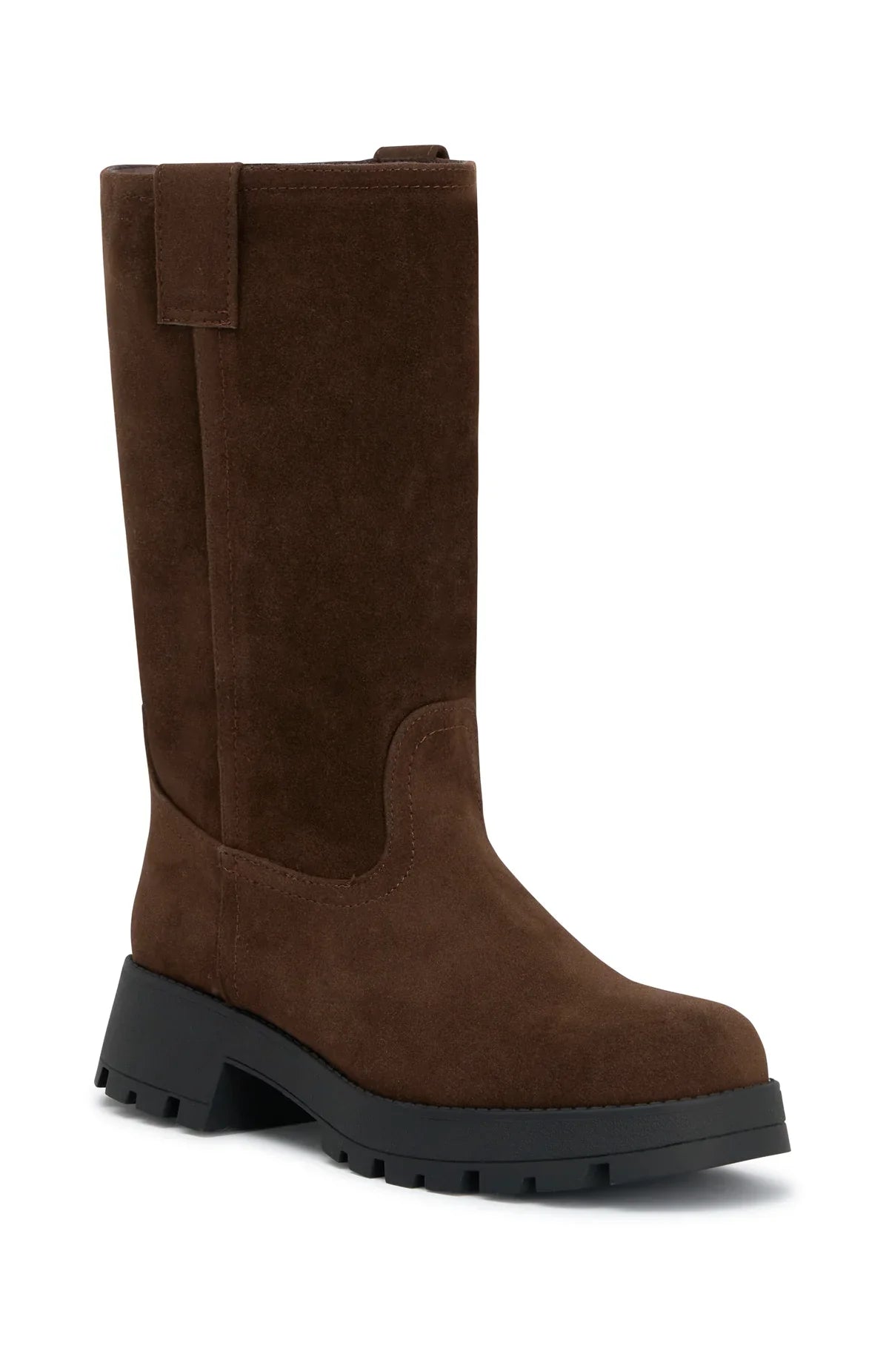 Rita Boots Chocolate Faux Suede