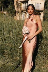 Grasie Midi Dress Bronze