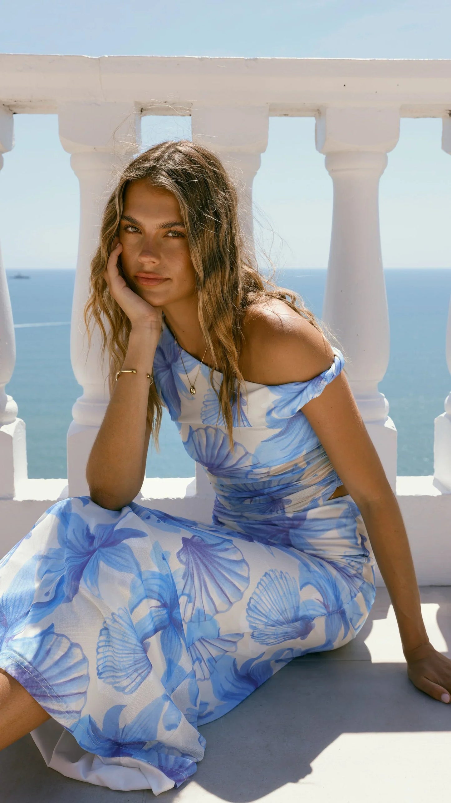 Blayke Maxi Dress Ocean Bloom