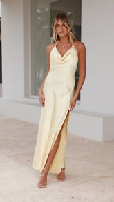 Sian Maxi Dress Yellow