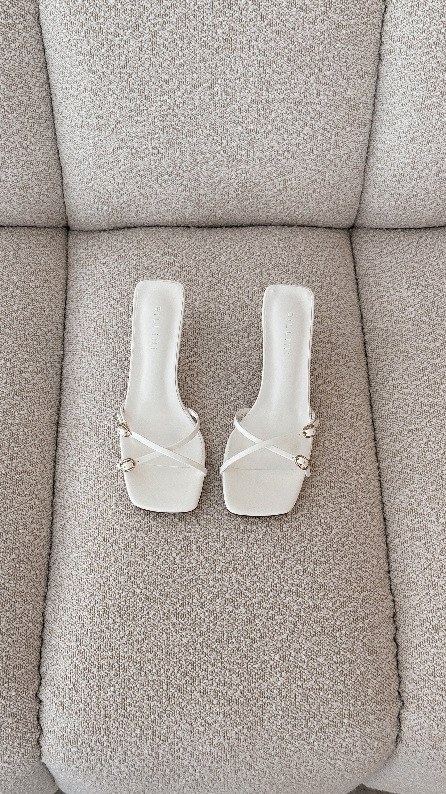 Tilo Heel White Shine