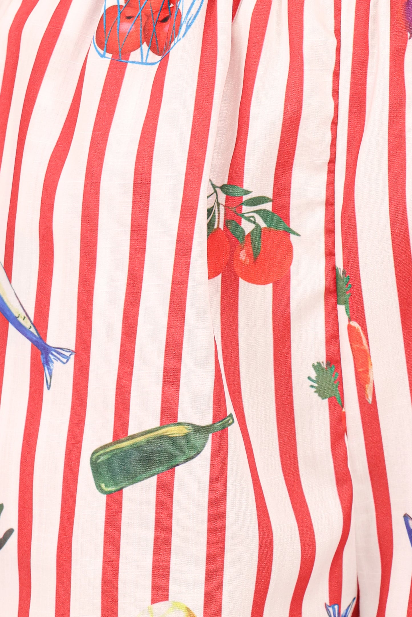 Krystal Short Set Red Stripe