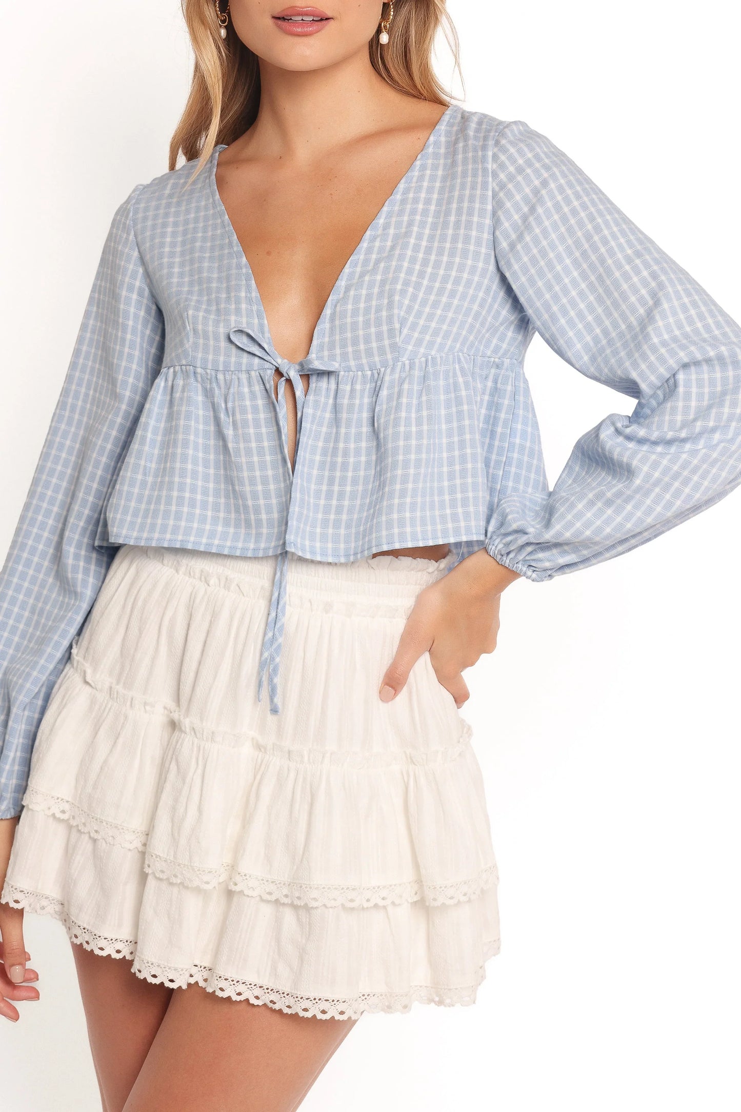 Sundara Long Sleeve Top Blue