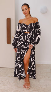 Freya Maxi Dress Black
