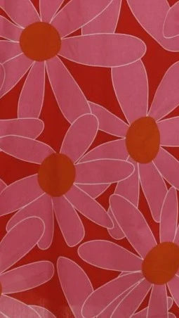 Tisha Maxi Dress Pink Red Floral